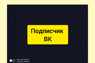 Подписчик 555 на ваш ВК