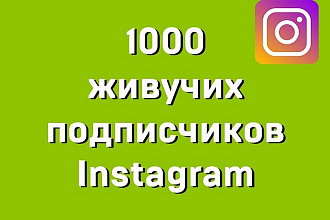 Обеспечу увеличение на 1000 подписчиков Instagram
