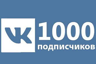 Добавление 1000 подписчиков в группу, страницу VK