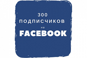 300 подписчиков на Facebook