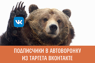 Приведу подписчиков в автоворонку из таргета Вконтакте