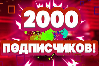 Подписчики в группу или профиль ВК. 2000 живых подписчиков