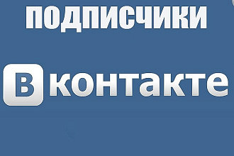 600 качественных подписчиков на вашу группу Вконтакте