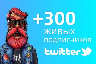 300 подписчиков в Twitter