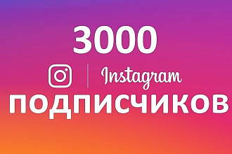 3000 подписчиков в инстаграм