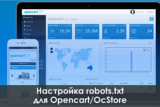 Настройка robots.txt для Opencart, Ocstore