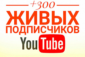 300 подписчиков на You Tube канал