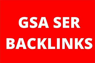 Я сделаю 200000 GSA SEO Высокое качество обратных ссылок