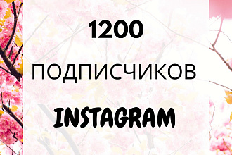 1200 русскоязычных инстаграм подписчиков