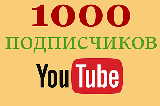 1000 Живых подписчиков из России и СНГ на youtube