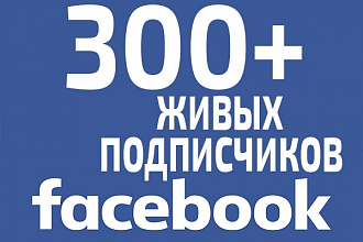 300 подписчиков в паблик Facebook