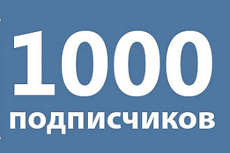 Привлечение 1000 подписчиков на вашу страницу или группу Вконтакте
