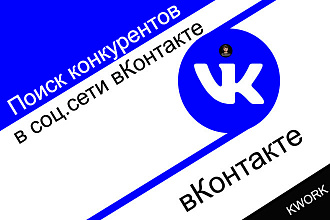 Поиск конкурентов в социальной сети вКонтакте