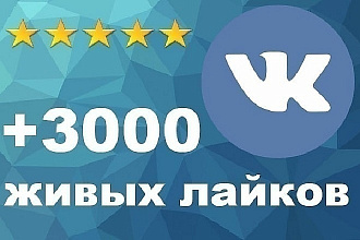 3000 лайков Вконтакте