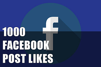 Facebook лайки 1000 шт