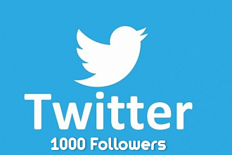 1000 подписчиков на ваш Твиттер