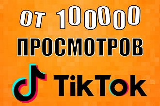 100.000 просмотров в TikTok. Раскрутка TikTok