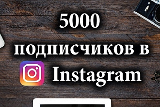 5000 подписчиков на страницу в Instagram с гарантией