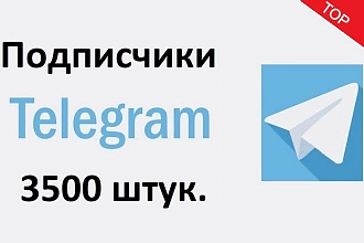 3500+ Подписчиков в Телеграм