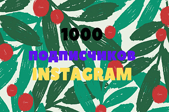 1000 инстаграм подписчиков