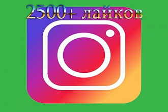 2500+10 лайков в Инстаграм, Instagram. Живые пользователи