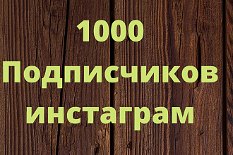 1000 живых подписчиков инстаграм