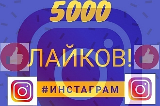 Instagram - 5000 лайков
