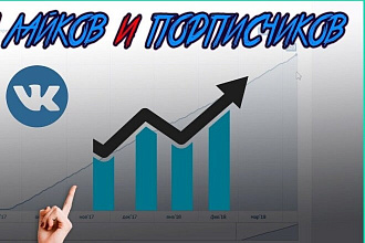 Помогу набрать 1000 лайков и подписчиков в вк