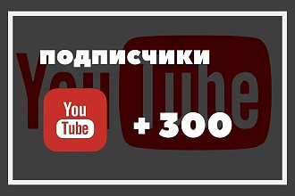 300 подписчиков YouTube