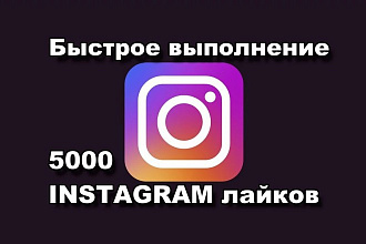 Instagram - 5000 лайков