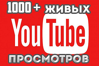 + 1000 просмтров на видео YouTube. Быстро и безопасно