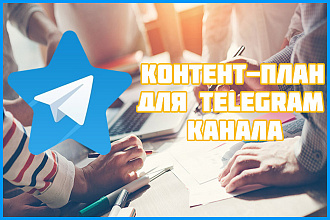 Контент план для Telegram канала