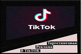 Настройка таргетинговой рекламы в TikTok. +4 дня ведения