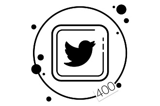400 подписчиков в Twitter с гарантией