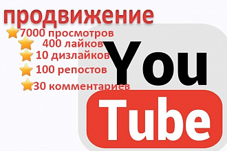Комплексное продвижение YouTube