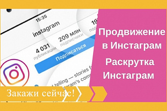 +3000 подписчиков Instagram