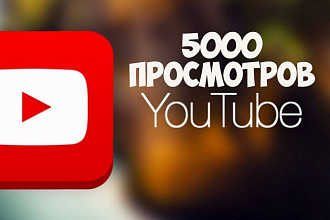 5000 просмотров в YouTube