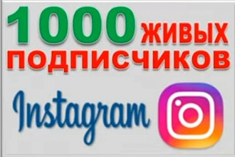 1000русскоязычных инстаграм подписчиков