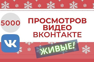 5000 просмотров постов в ВК, Вконтакте. Живыми людьми