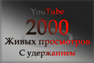 2000 просмотров youtube гарантированно