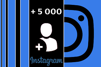 + 5000 подписчиков в Instagram