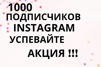 1000 инстаграм подписчиков