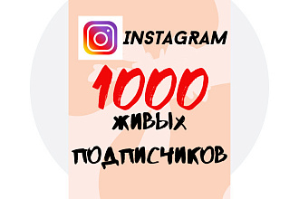 1000 русскоязычных Инстаграм подписчиков
