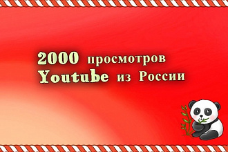 2000 просмотров на Youtube из России