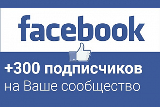 +300 новых живых подписчиков на паблик в Facebook