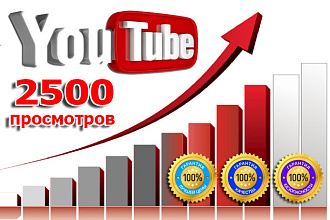 1000 реальных просмотров Youtube с гарантией