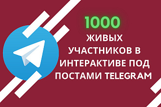Создам активность под постами в Telegram