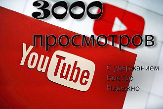 +3000 просмотров на вашем видео, с гарантией