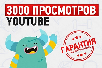 Просмотры на Youtube 3К