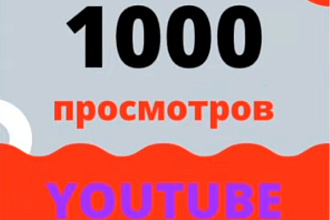 1000 просмотров для YouTube это реально